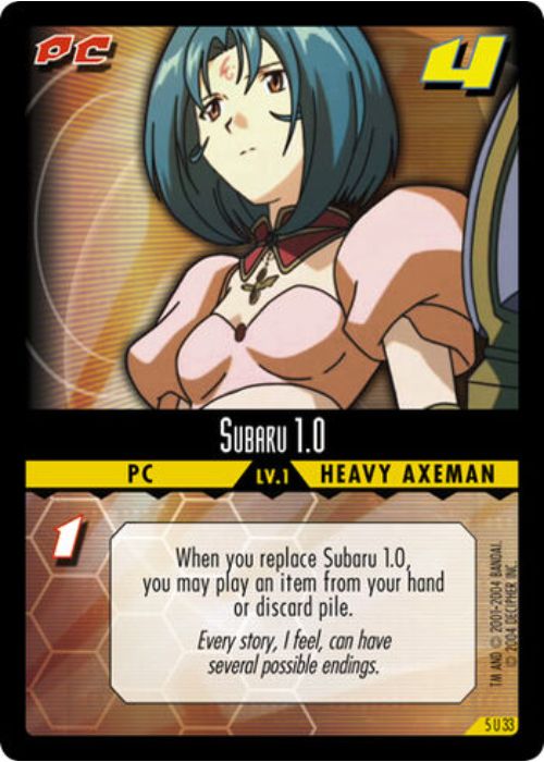 .Hack//Enemy TCG | Subaru 1.0 - 5U33 | The Nerd Merchant