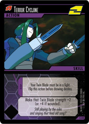 .Hack//Enemy TCG | Terror Cyclone - 5U40 | The Nerd Merchant