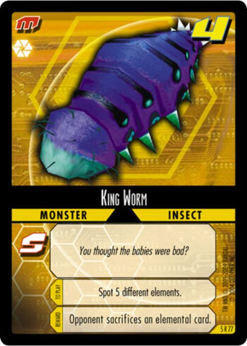 .Hack//Enemy TCG | King Worm - 5R77 | The Nerd Merchant