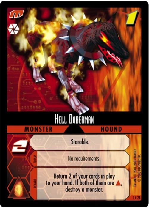 .Hack//Enemy TCG | Hell Doberman - 1C28 | The Nerd Merchant