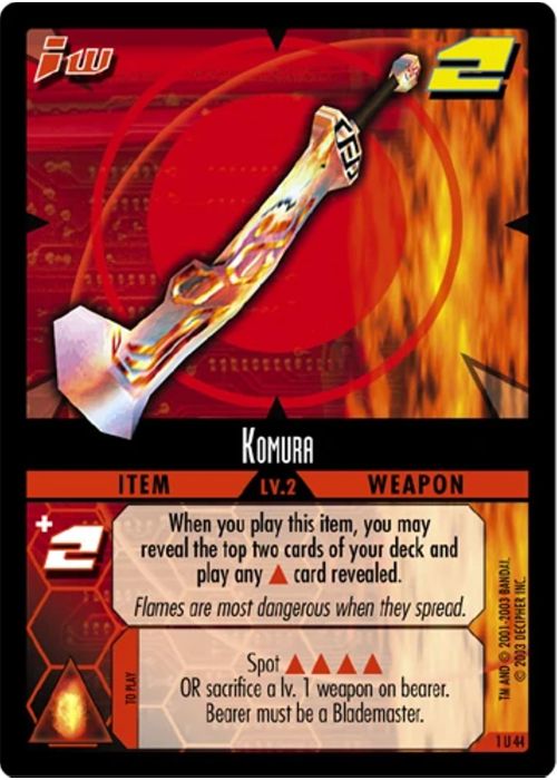 .Hack//Enemy TCG | Komura - 1U44 | The Nerd Merchant