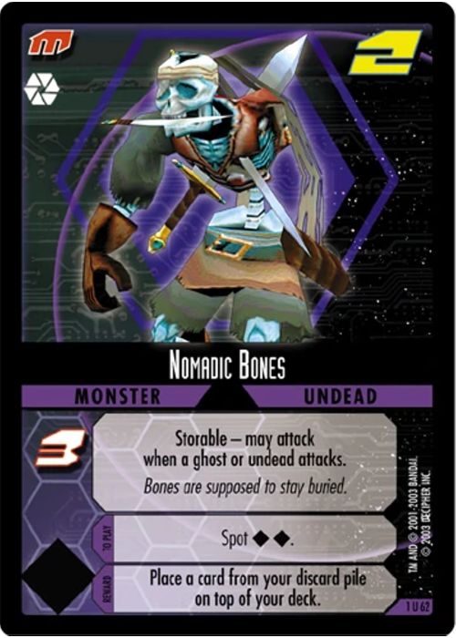.Hack//Enemy TCG | Nomadic Bones - 1U62 | The Nerd Merchant