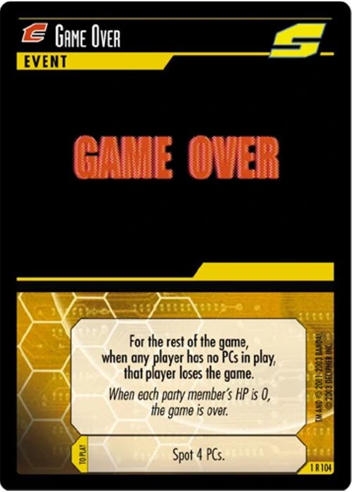 .Hack//Enemy TCG | Game Over - 1R104 | The Nerd Merchant