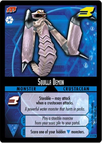 .Hack//Enemy TCG | Squilla Demon (Foil) - 1S118 | The Nerd Merchant