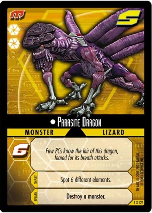 .Hack//Enemy TCG | Parasite Dragon (Foil) - 1X127 | The Nerd Merchant