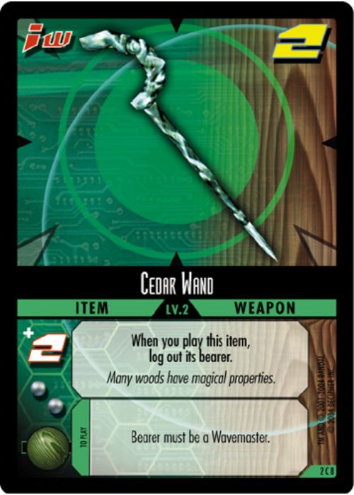 .Hack//Enemy TCG | Cedar Wand - 2C8 | The Nerd Merchant