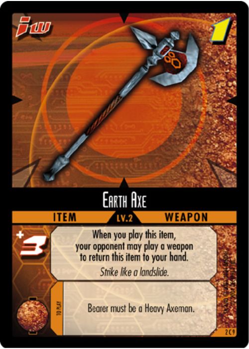 .Hack//Enemy TCG | Earth Axe - 2C9 | The Nerd Merchant