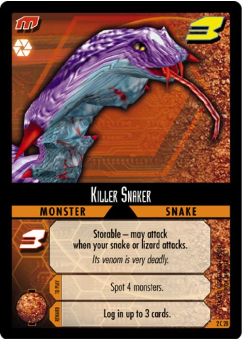 .Hack//Enemy TCG | Killer Snaker - 2C28 | The Nerd Merchant