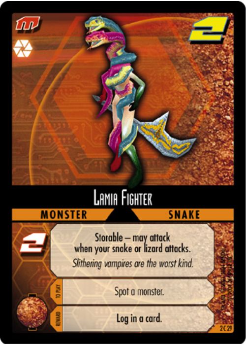 .Hack//Enemy TCG | Lamia Fighter - 2C29 | The Nerd Merchant