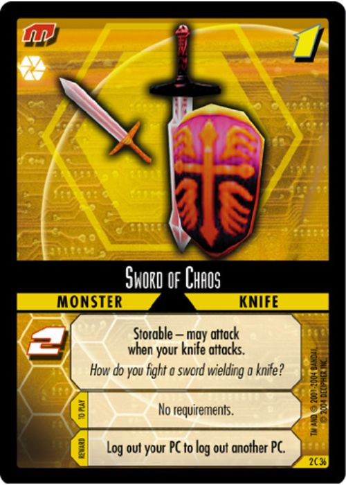 .Hack//Enemy TCG | Sword of Chaos - 2C36 | The Nerd Merchant
