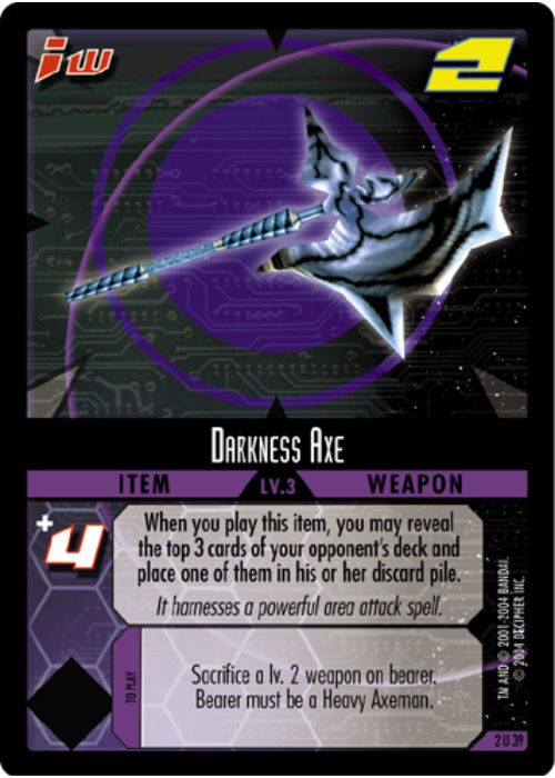 .Hack//Enemy TCG | Darkness Axe - 2U39 | The Nerd Merchant