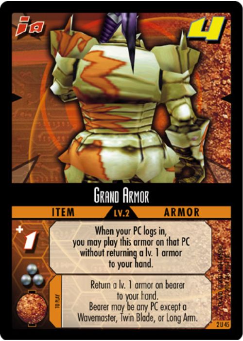 .Hack//Enemy TCG | Grand Armor - 2U45 | The Nerd Merchant
