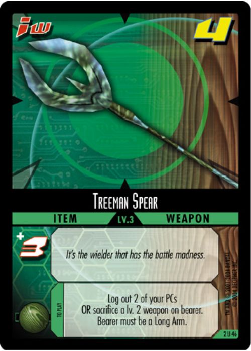 .Hack//Enemy TCG | Treeman Spear - 2U46 | The Nerd Merchant