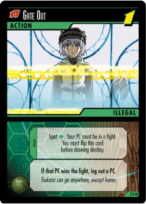.Hack//Enemy TCG | Gate Out - 2U48 | The Nerd Merchant