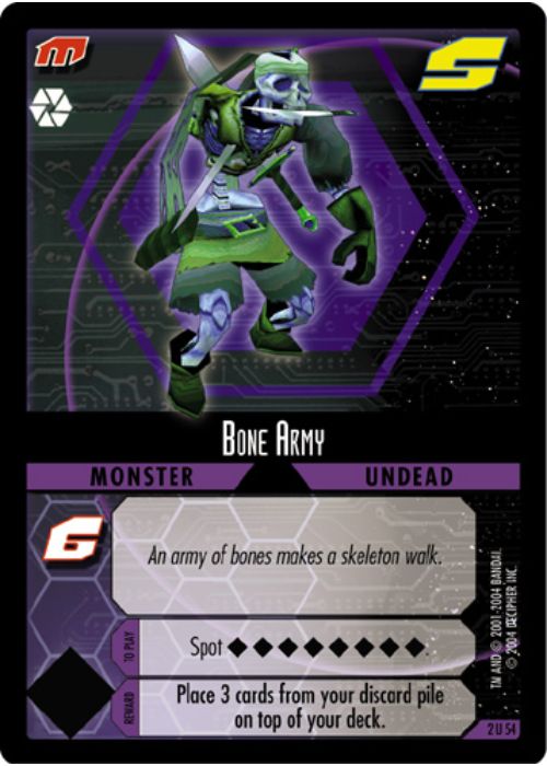 .Hack//Enemy TCG | Bone Army - 2U54 | The Nerd Merchant