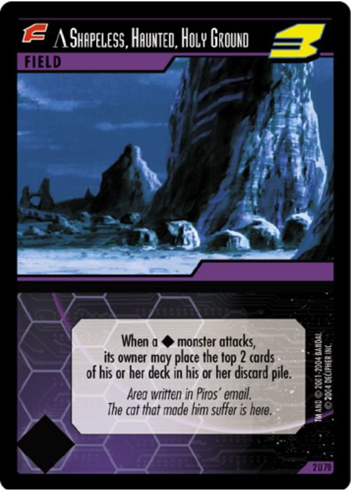 .Hack//Enemy TCG | Shapeless, Haunted, Holy Ground - 2U70 | The Nerd Merchant