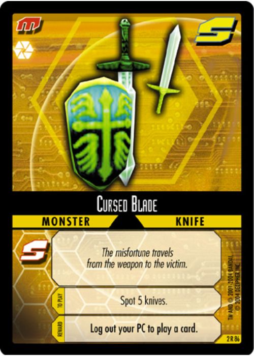 .Hack//Enemy TCG | Cursed Blade - 2R86 | The Nerd Merchant