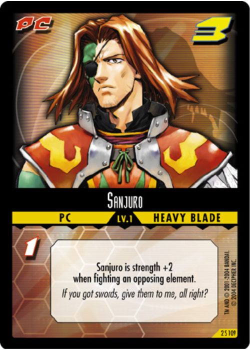 .Hack//Enemy TCG | Sanjuro (Foil) - 2S109 | The Nerd Merchant