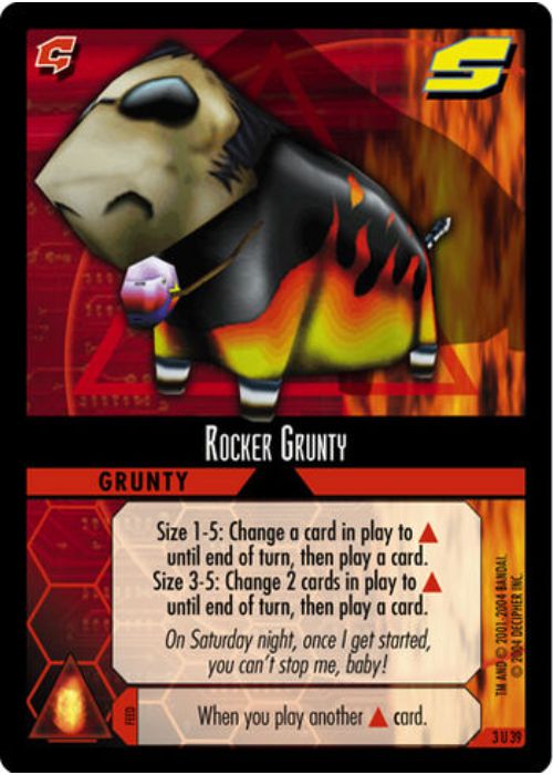 .Hack//Enemy TCG | Rocker Grunty - 3U39 | The Nerd Merchant