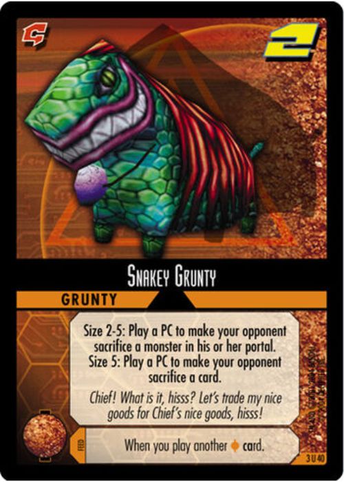 .Hack//Enemy TCG | Snakey Grunty - 3U40 | The Nerd Merchant