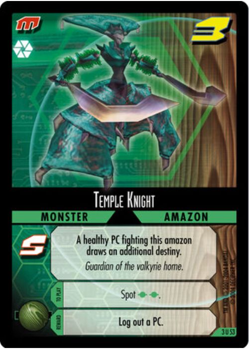 .Hack//Enemy TCG | Temple Knight - 3U53 | The Nerd Merchant
