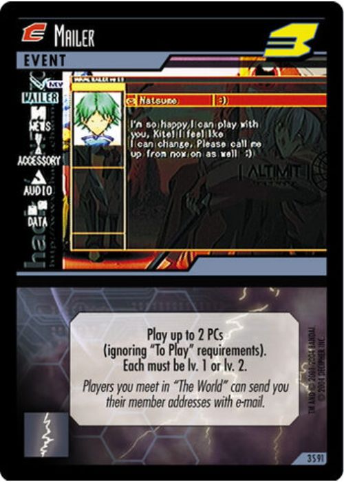 .Hack//Enemy TCG | Mailer (Foil) - 3S91 | The Nerd Merchant