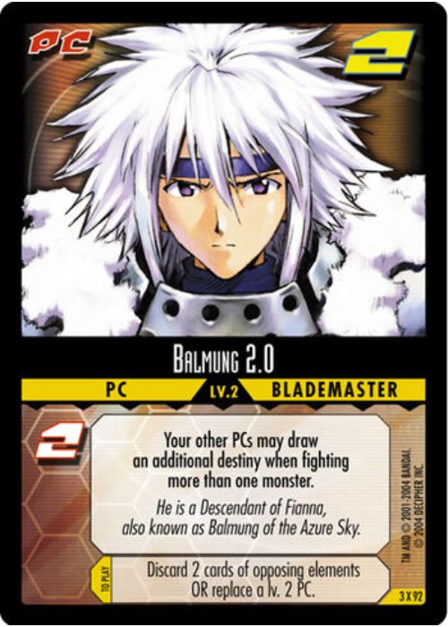 .Hack//Enemy TCG | Balmung 2.0 (Foil) - 3X92 | The Nerd Merchant