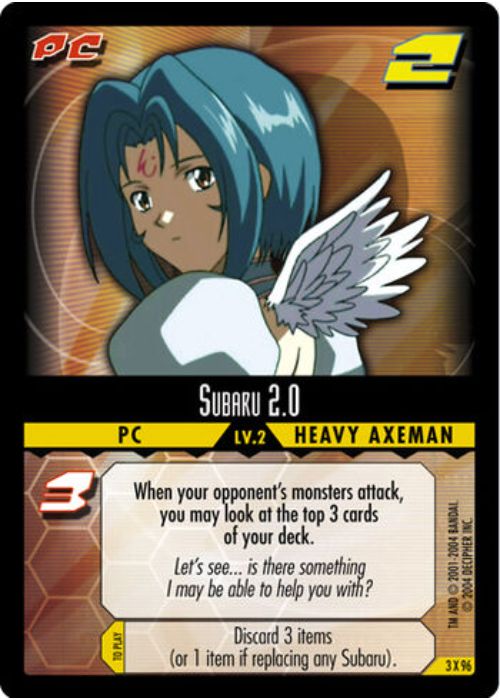 .Hack//Enemy TCG | Subaru 2.0 (Foil) - 3X96 | The Nerd Merchant