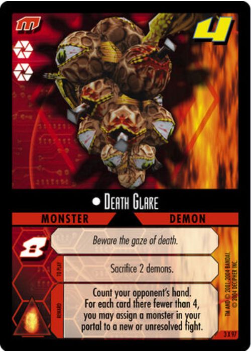 .Hack//Enemy TCG | Death Glare (Foil) - 3X97 | The Nerd Merchant