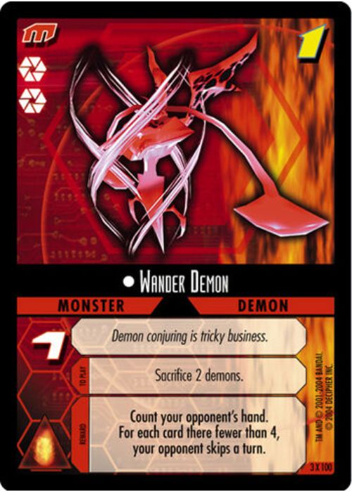 .Hack//Enemy TCG | Wander Demon (Foil) - 3X100 | The Nerd Merchant