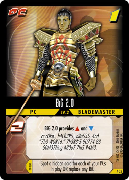 .Hack//Enemy TCG | Big 2.0 - 4C3 | The Nerd Merchant