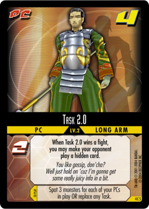 .Hack//Enemy TCG | Task 2.0 - 4C5 | The Nerd Merchant