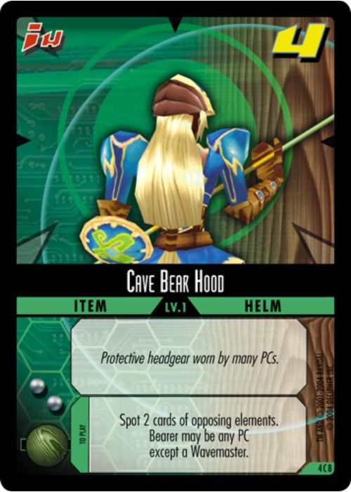 .Hack//Enemy TCG | Cave Bear Hood - 4C8 | The Nerd Merchant