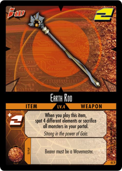 .Hack//Enemy TCG | Earth Rod - 4C9 | The Nerd Merchant