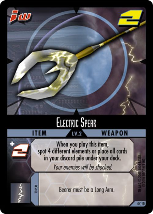 .Hack//Enemy TCG | Electric Spear - 4C10 | The Nerd Merchant