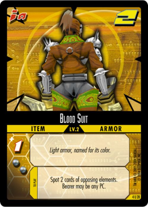 .Hack//Enemy TCG | Blood Suit - 4U28 | The Nerd Merchant