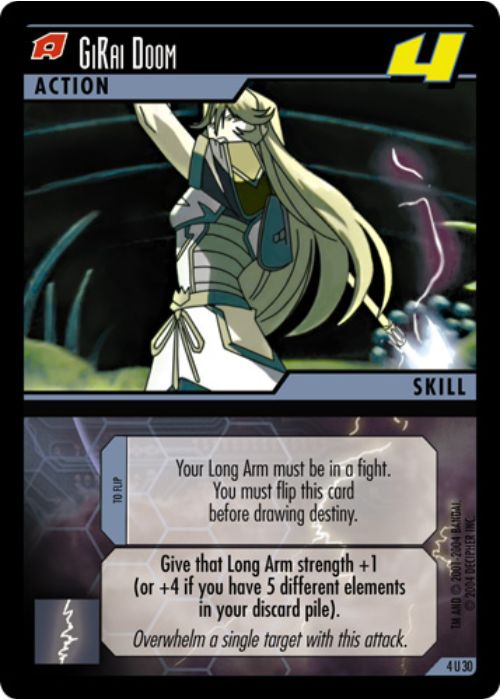 .Hack//Enemy TCG | GiRai Doom - 4U30 | The Nerd Merchant