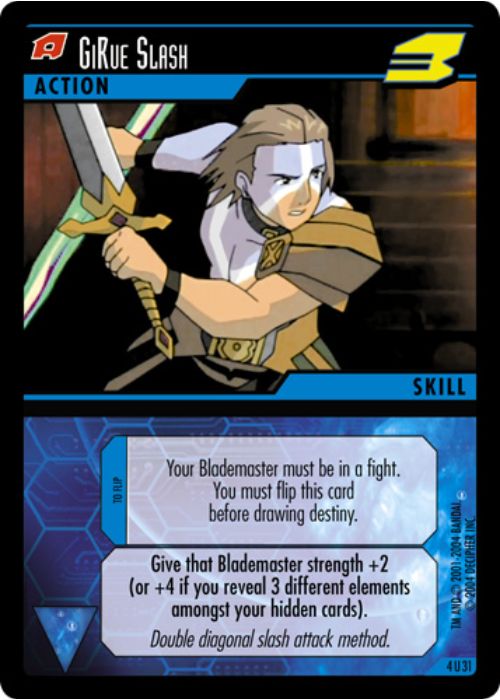 .Hack//Enemy TCG | GiRue Slash - 4U31 | The Nerd Merchant