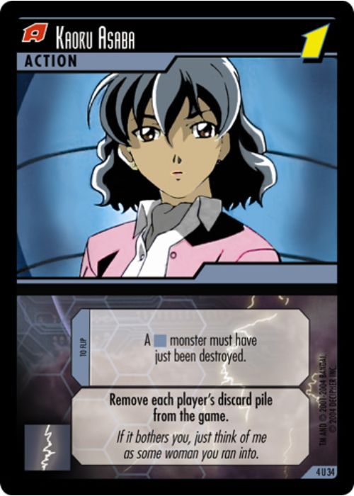 .Hack//Enemy TCG | Kaoru Asaba - 4U34 | The Nerd Merchant
