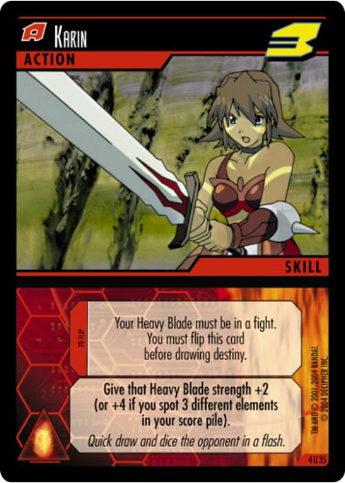 .Hack//Enemy TCG | Karin - 4U35 | The Nerd Merchant