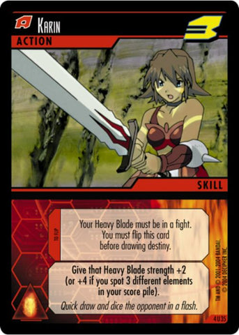 .Hack//Enemy TCG | Karin - 4U35 | The Nerd Merchant