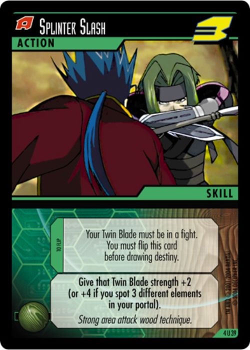 .Hack//Enemy TCG | Splinter Slash - 4U39 | The Nerd Merchant