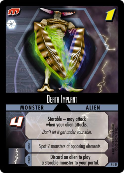 .Hack//Enemy TCG | Death Implant - 4U44 | The Nerd Merchant