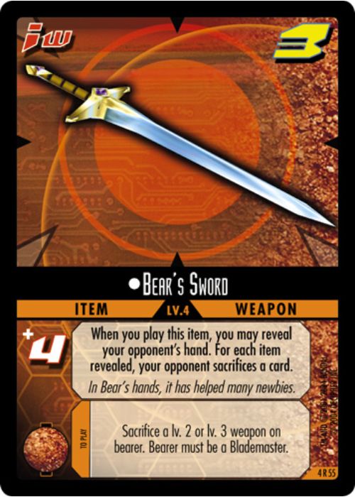 .Hack//Enemy TCG | Bear's Sword - 4R55 | The Nerd Merchant