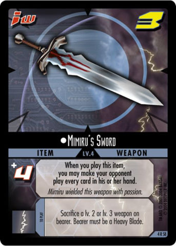 .Hack//Enemy TCG | Mimiru's Sword - 4R58 | The Nerd Merchant