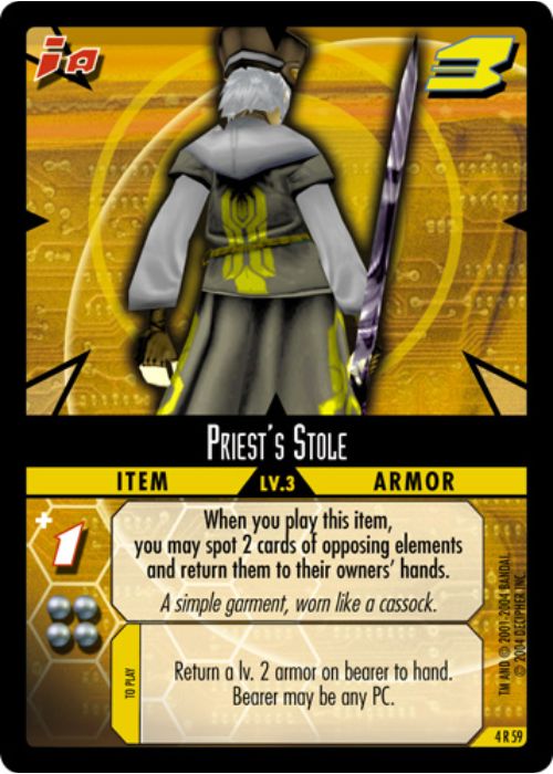 .Hack//Enemy TCG | Priest's Stole - 4R59 | The Nerd Merchant