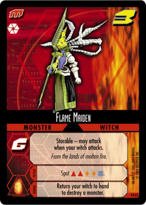 .Hack//Enemy TCG | Flame Maiden - 4R63 | The Nerd Merchant