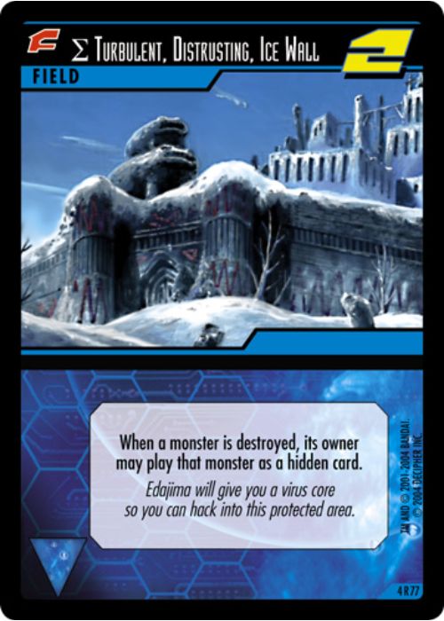 .Hack//Enemy TCG | Turbulent, Distrusting, Ice Wall - 4R77 | The Nerd Merchant