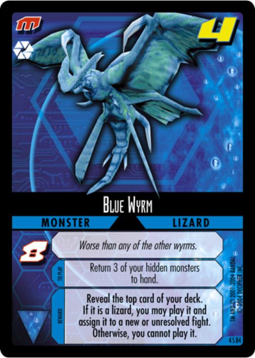 .Hack//Enemy TCG | Blue Wyrm (Foil) - 4S84 | The Nerd Merchant