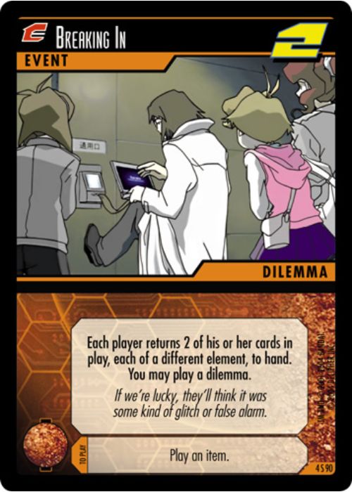 .Hack//Enemy TCG | Breaking In (Foil) - 4S90 | The Nerd Merchant